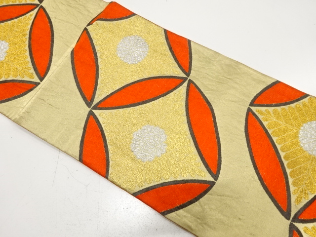 Japanese Kimono / Antique / Fukuro Obi Silk